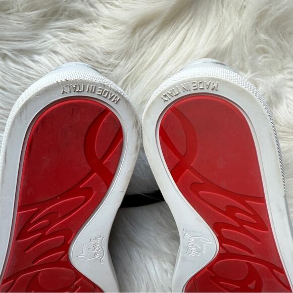 EUC • CHRISTIAN LOUBOUTIN Elastikid Donna Calfskin Sneakers Size Size: 37 - Picture 6 of 10